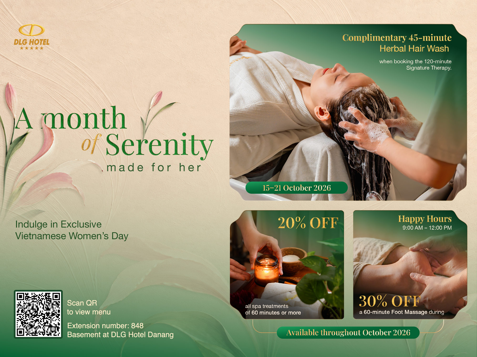 October Spa Promotion - Vietnamese Women's Day Special
